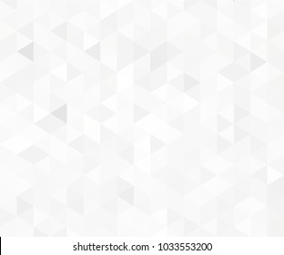 White and gray background. Geometric style. Mesh of triangles. Mosaic template for your design.