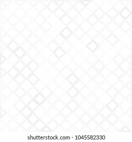White and gray background. Geometric style. Mesh of rhombus. Mosaic template for your design. Cells. Digital.