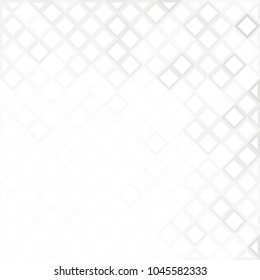White and gray background. Geometric style. Mesh of rhombus. Mosaic template for your design. Cells. Digital.