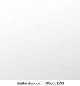 White and gray background. Geometric style. Mesh of triangles. Mosaic template for your design. Paper texture.