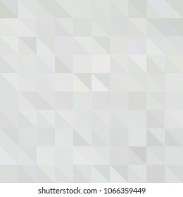 White and gray background. Geometric style. Mesh of triangles. Mosaic template for your design.
