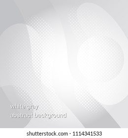 White and gray background. Geometric style template for your design.