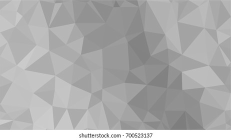 White and gray background. Geometric style. Mesh of triangles. Mosaic template for your design. Paper texture