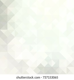 White and gray background. Geometric style. Mesh of triangles. Mosaic template for your design. Paper texture.