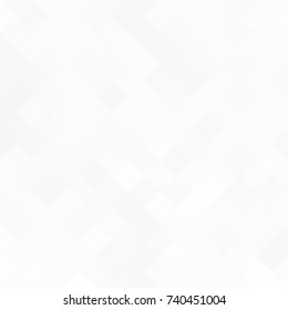 White and gray background. Geometric style. Mesh of rhombus. Mosaic template for your design. Clean place for your headline.