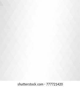 White and gray background. Geometric style. Mesh of triangles. Mosaic template for your design. 