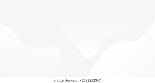 white and gray background with gradient color and artistic dynamic line decoration illustration abstract modern simple