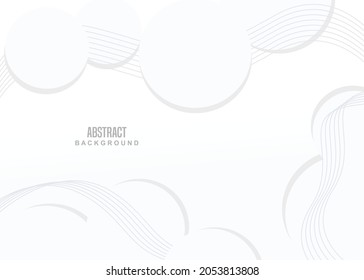 white and gray background with waving circles and lines, for a very cool background and wallpaper