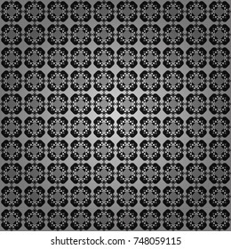 White, gray and black abstract background painted geometry shine and layer element seamless pattern. Vector illustration.