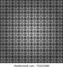 White, gray and black abstract background painted geometry shine and layer element seamless pattern. Vector illustration.