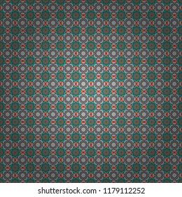 White, gray and black seamless background pattern with rhombuses.