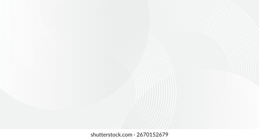 white and gray circle background. abstract circle background.