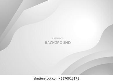 White and gray color abstract background. Vector illustration