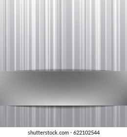 White and gray color Abstract background, vector illustration