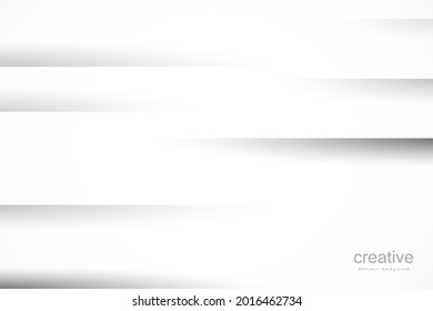 Fondo geométrico abstracto de color blanco y gris. Diseño tecnológico. Ilustración vectorial.