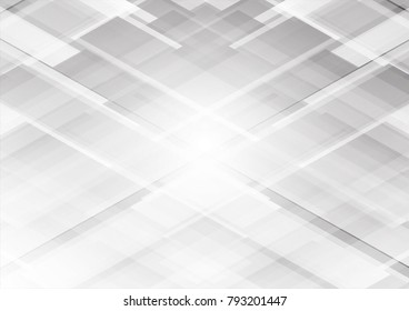 white and gray color abstract geometric vector background modern design for business with copy space