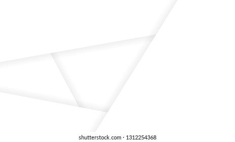 White and gray color background. Abstract geometric paper pattern, EPS10 Vector.