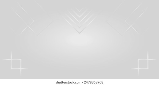 Blanco con colores grises Diseño geométrico de fondo de Anuncio Abstractas.