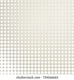 White gray dotted background. Half tone background. Vector background