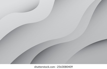 White and gray geometric abstract background. Vector illustration