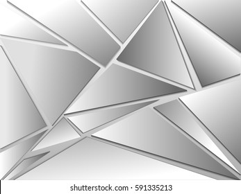 white gray geometric abstract vector background