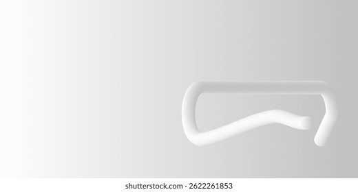 white gray gradient 3d icon background. vectro iluustration