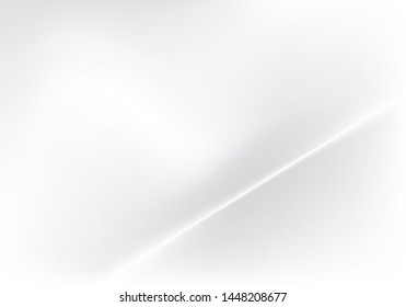 White and gray gradient abstract background and Wallpaper, Vector EPS