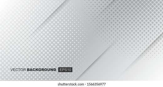 White Gray Gradient Minimal Background Template
