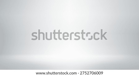 White and gray limbo background with smooth gradient. Minimal clean backdrop with copy space for product display, branding, mockup.