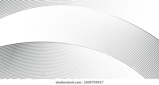 white and gray line abstract pattern monochrome striped texture, minimal background. Abstract background wave circle lines elegant white diagonal