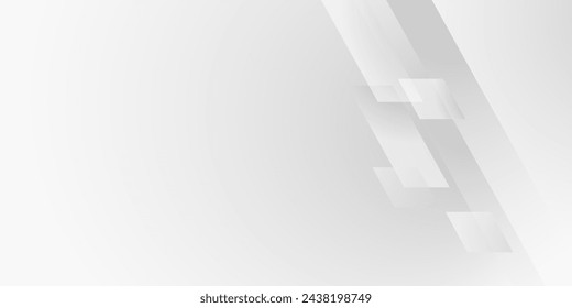 White and gray line speed modern background with white space for text and message. template design