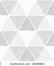 White, gray modern geometric texture 3d. A seamless vector background.