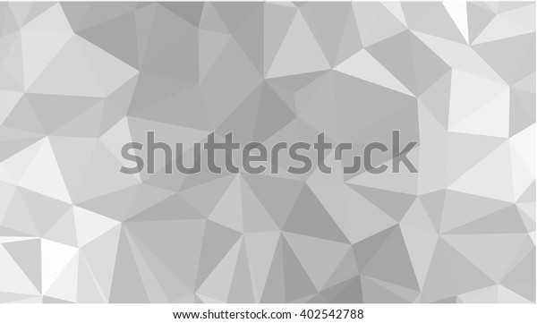 White Gray Polygon Background Stock Vector (Royalty Free) 402542788