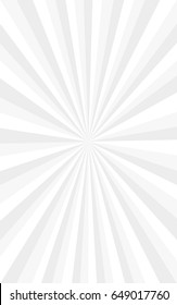 White and gray rays background, vector fond