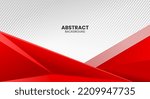 White gray with red shapes banner background vector