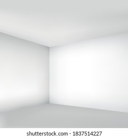 Estudio de fondo de sala blanca y gris - Vector