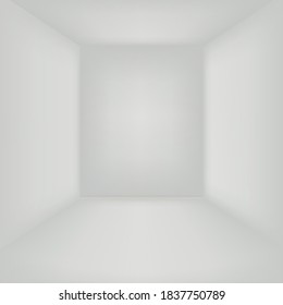 Studio auf weißem und grauem Hintergrund - Vektorgrafik