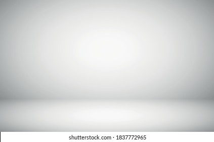 White and gray room background studio - Vector