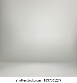 White and gray room background studio - Vector
