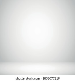 Studio auf weißem und grauem Hintergrund - Vektorgrafik
