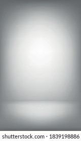 Estudio de fondo de sala blanca y gris - Vector