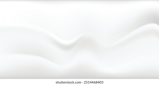 White gray satin texture that is white silver fabric silk panorama background with beautiful soft blur pattern natural.