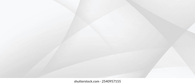 White gray satin texture that is white silver fabric silk panorama background with beautiful soft blur pattern natural.