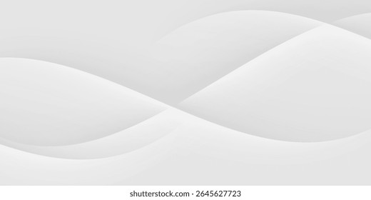 Textura de cetim cinza branco que é fundo de panorama de seda de tecido prata branco com belo padrão de desfoque suave natural.