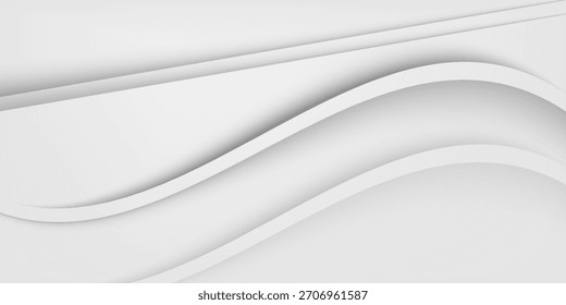 Textura de cetim cinza branco que é fundo de panorama de seda de tecido prata branco com belo padrão de desfoque suave natural.