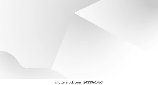 Fondo moderno de la forma blanca y gris para el concepto corporativo, plantilla, cartel, folleto, sitio web, diseño de volante. Ilustración de vector