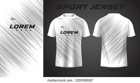 white and gray shirt sport jersey design