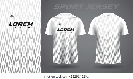 white and gray shirt sport jersey design