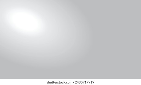 White and gray smooth gradient background wallpaper vector image for backdrop or presentation