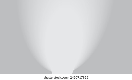 White and gray smooth gradient background wallpaper vector image for backdrop or presentation